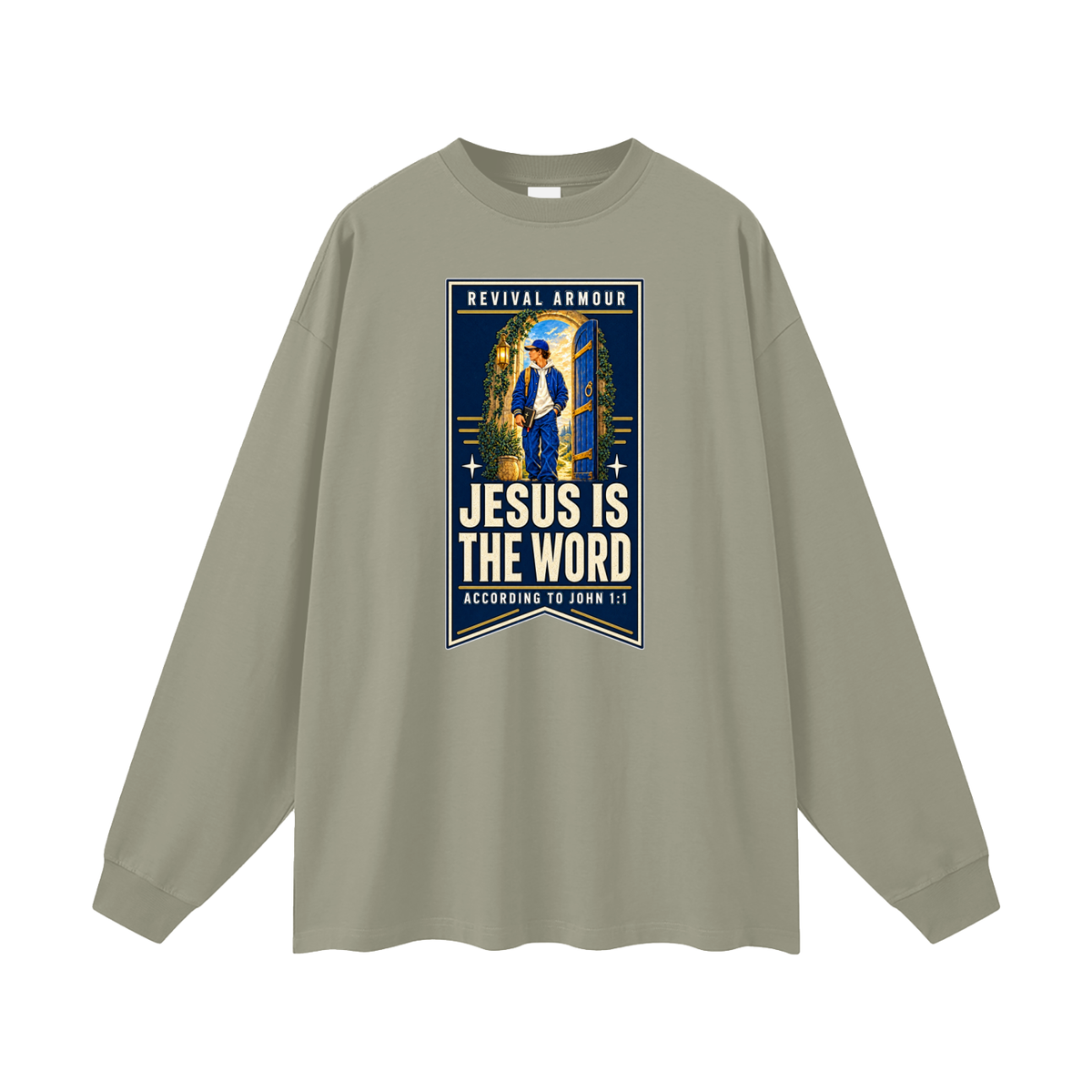 JESUS IS THE WORD ACCORDING TO JOHN 1:1 Long Sleeve T-Shirt