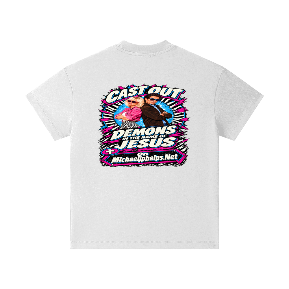 Cast out demons in the name of Jesus on Michaeljphelps.Net Kids T-Shirt