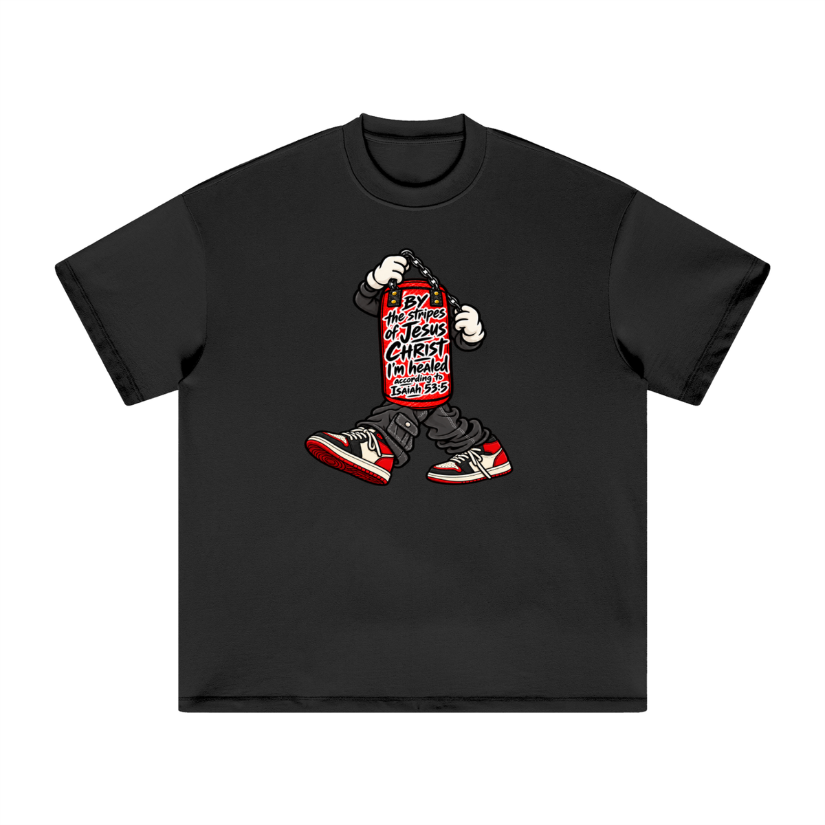 BY the stripes of Jesus CHRIST I'm heAled According to Isaiah 53:5 T-Shirt
