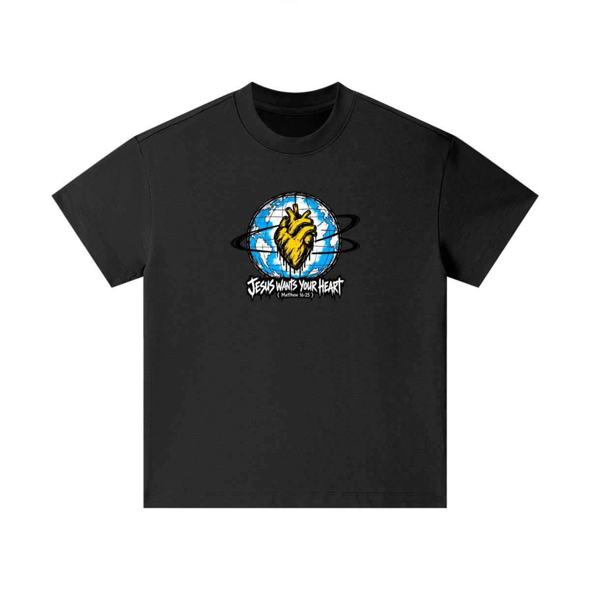 JESUS WANTS YOUR HEART ( MATTHEW 16:25 ) Kids T-Shirt