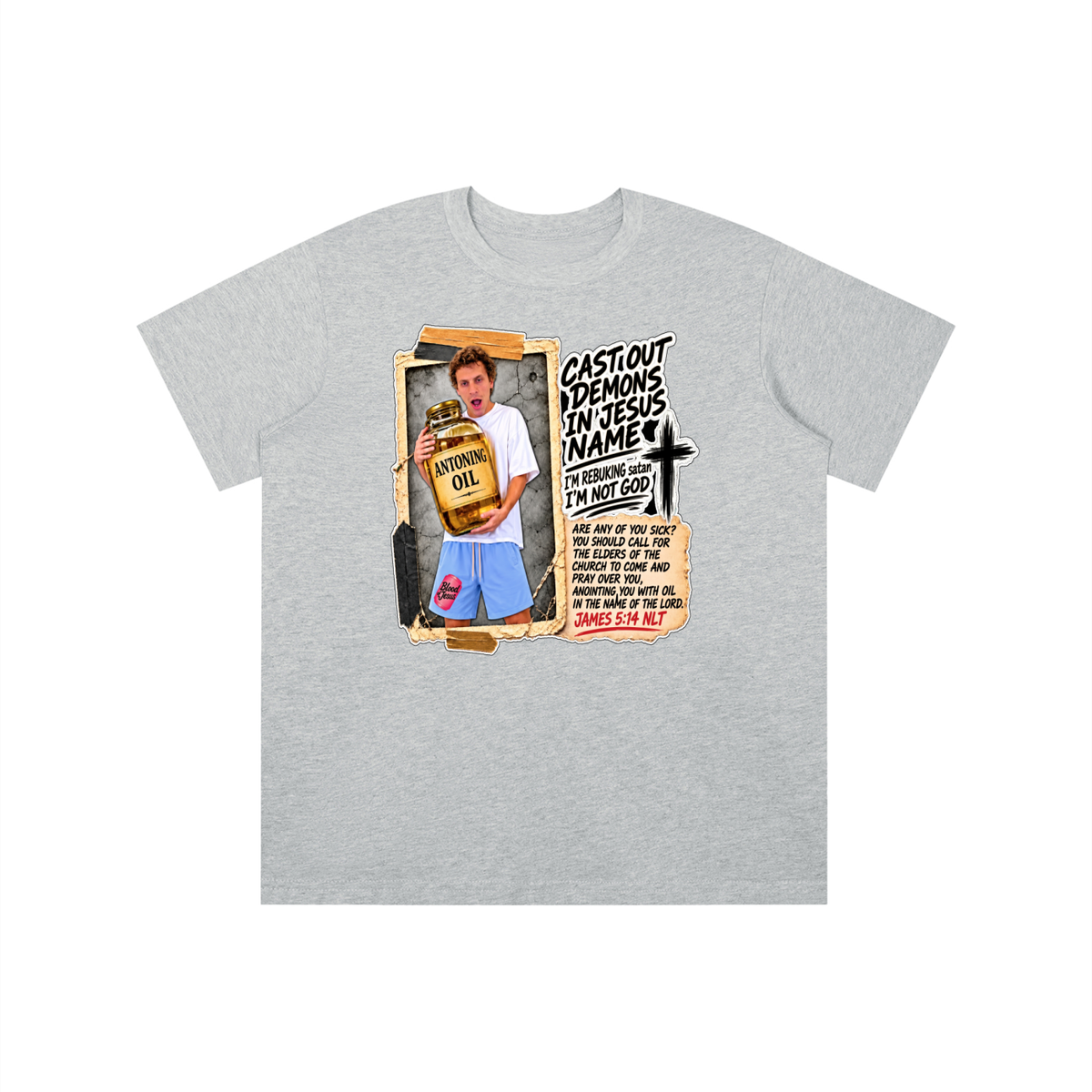 I'M REBUKING satan I'M NOT GOD youth T-shirt
