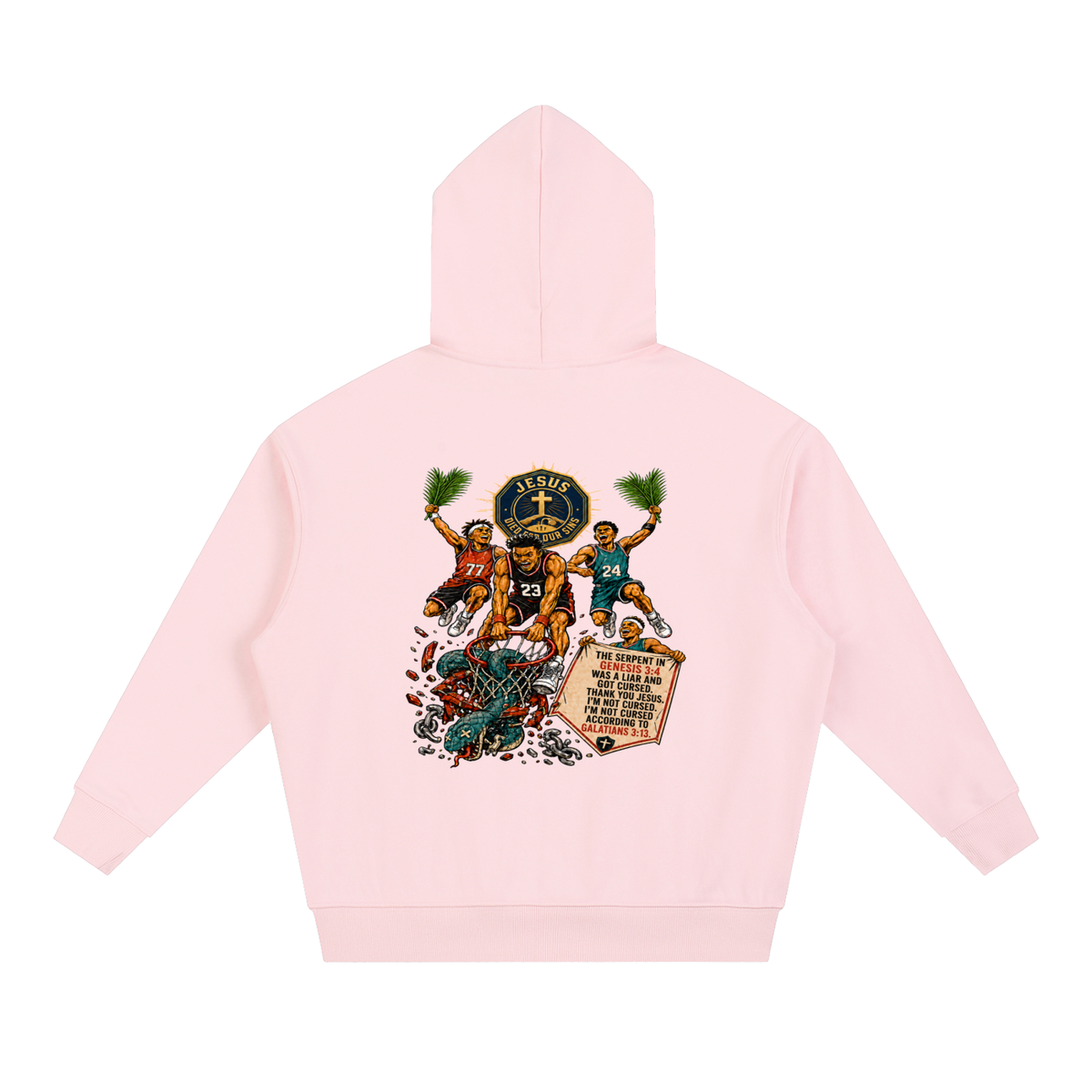 THE SERPENT IN GENESIS 3:4 WAS A LIAR AND GOT CURSED. THANK YOU JESUS. I'M NOT CURSED. I'M NOT CURSED ACCORDING TO GALATIANS 3:13. Hoodie