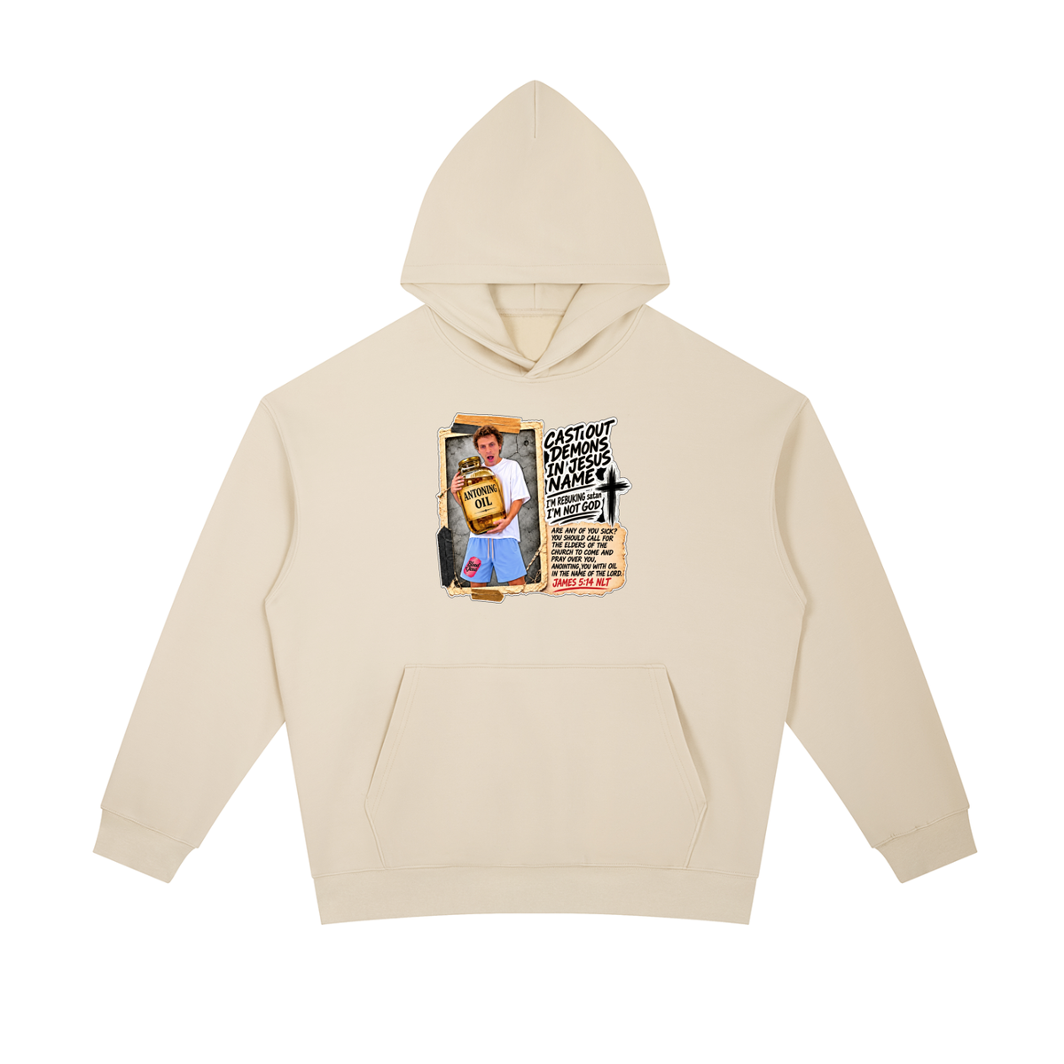 I'M REBUKING satan I'M NOT GOD Hoodie
