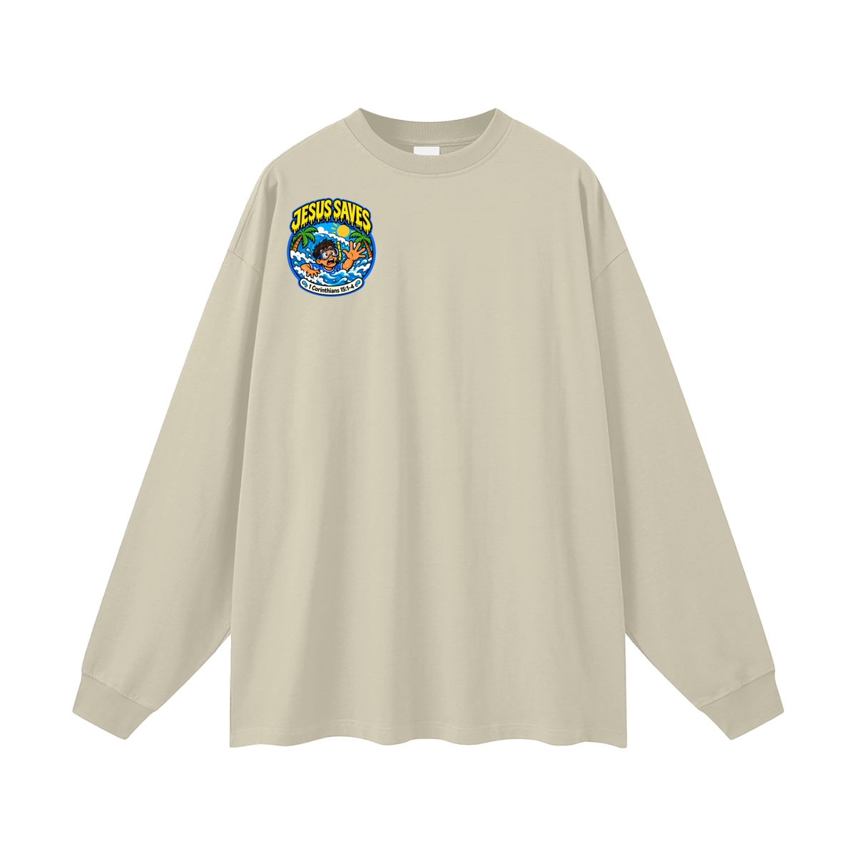 Jesus saves Long Sleeve T-Shirt