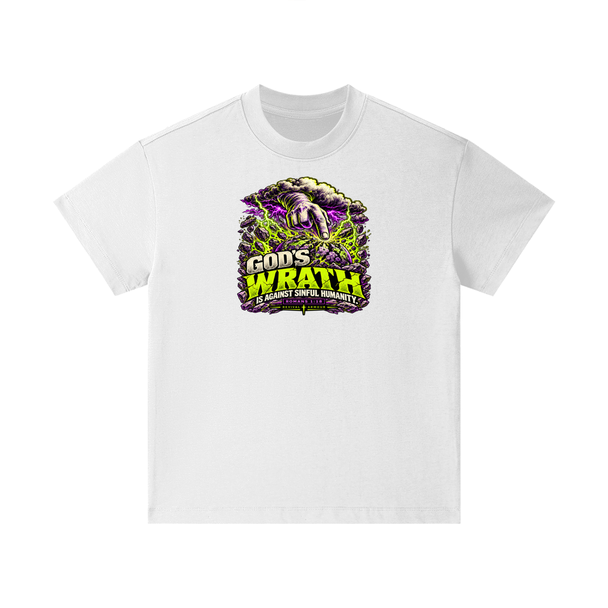 GOD'S WRATH IS AGAINST SINFUL HUMANITY [ROMANS 1:18] Kids T-Shirt