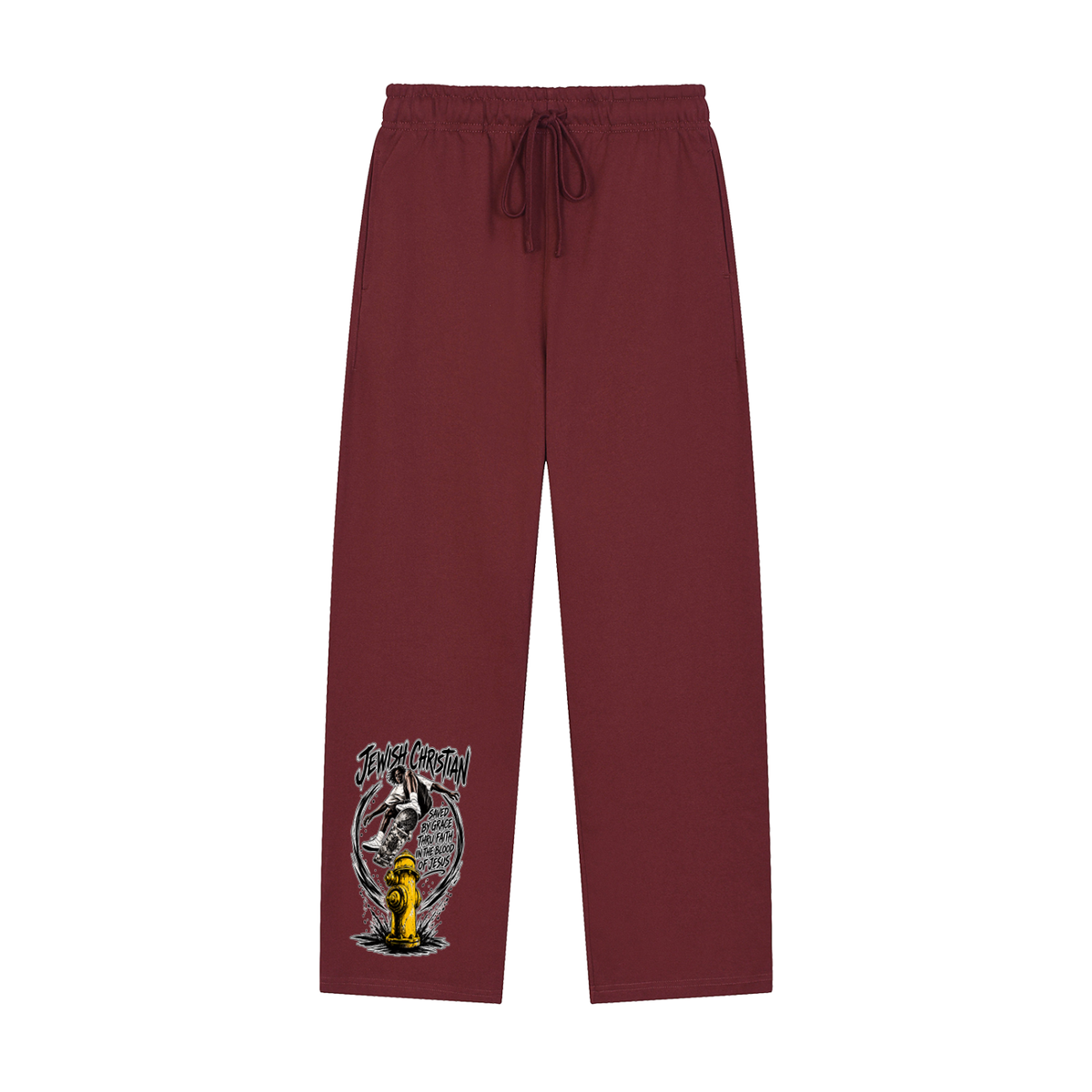 JEWISH CHRISTIAN SAVED BY GRACE THRU FAITH IN THE BLOOD OF JESUS Sweatpants