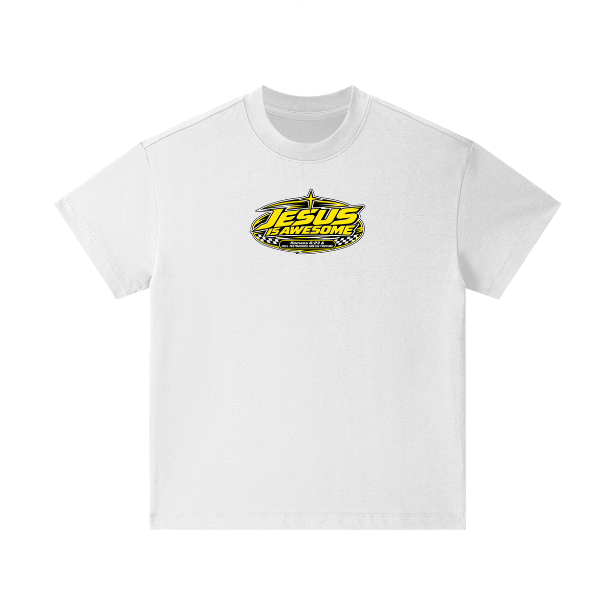 JESUS IS AWESOME ROMANS 6:23 & HELL TESTIMONIES ARE ON YOUTUBE Kids T-Shirt