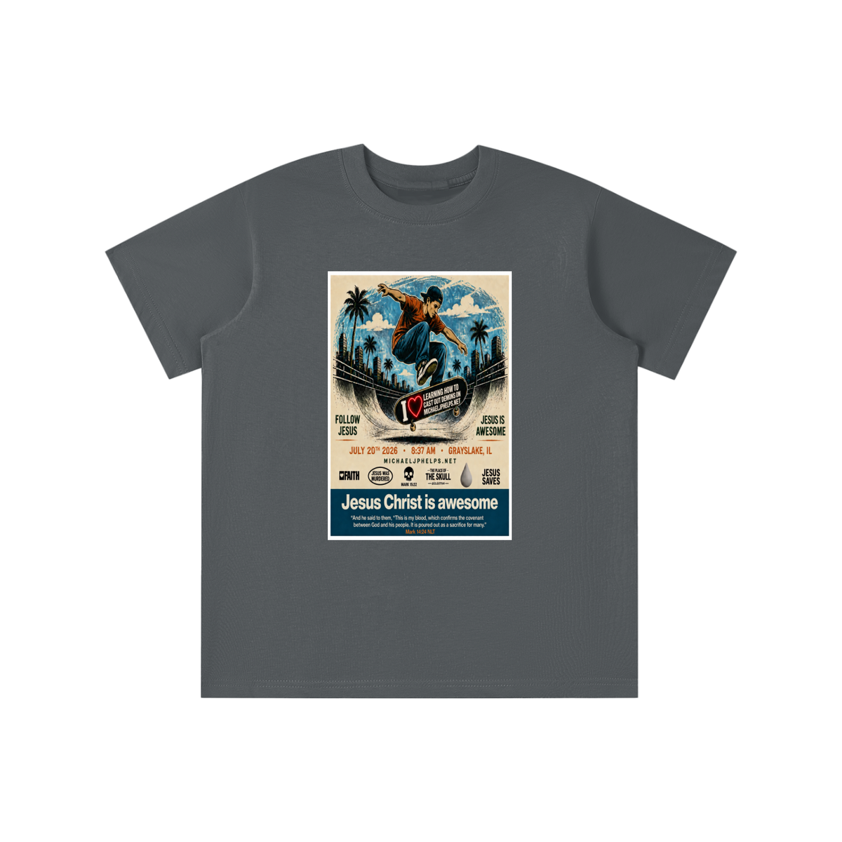 Jesus Christ is awesome youth T-shirt