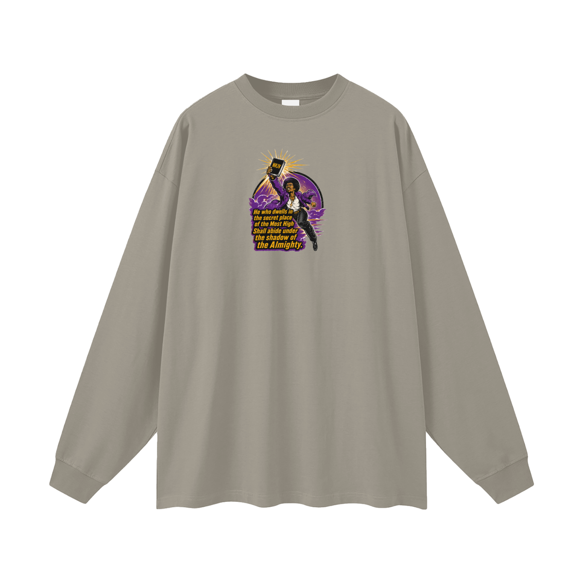 NKJV Psalms 91:1 Long Sleeve T-Shirt