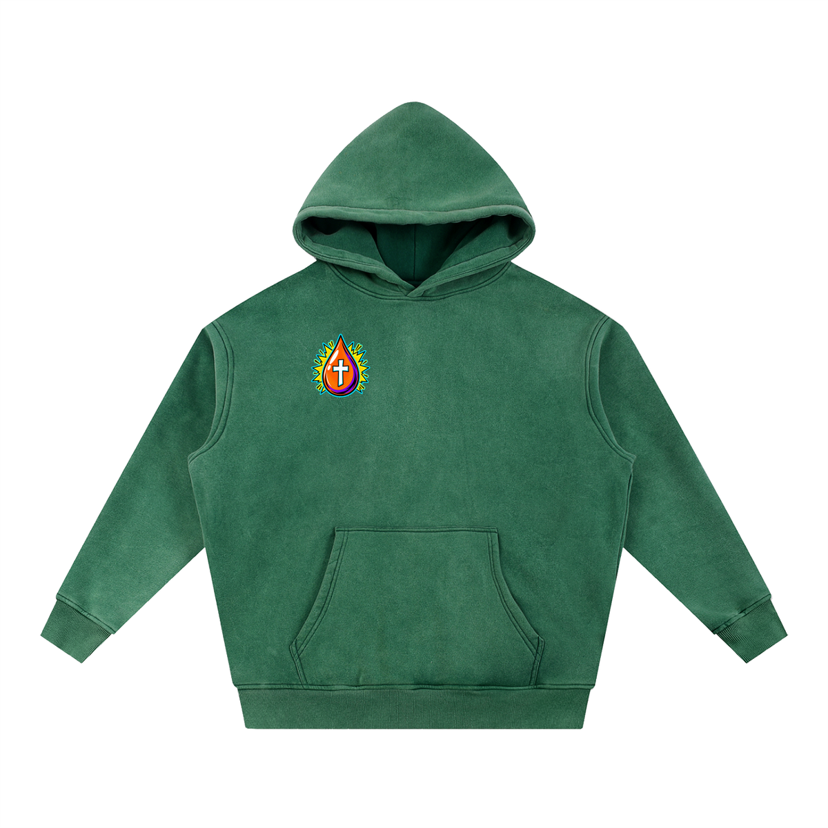 JESUS DIED ONCE BACKED UP BY Romans 6:9-10 Hoodie