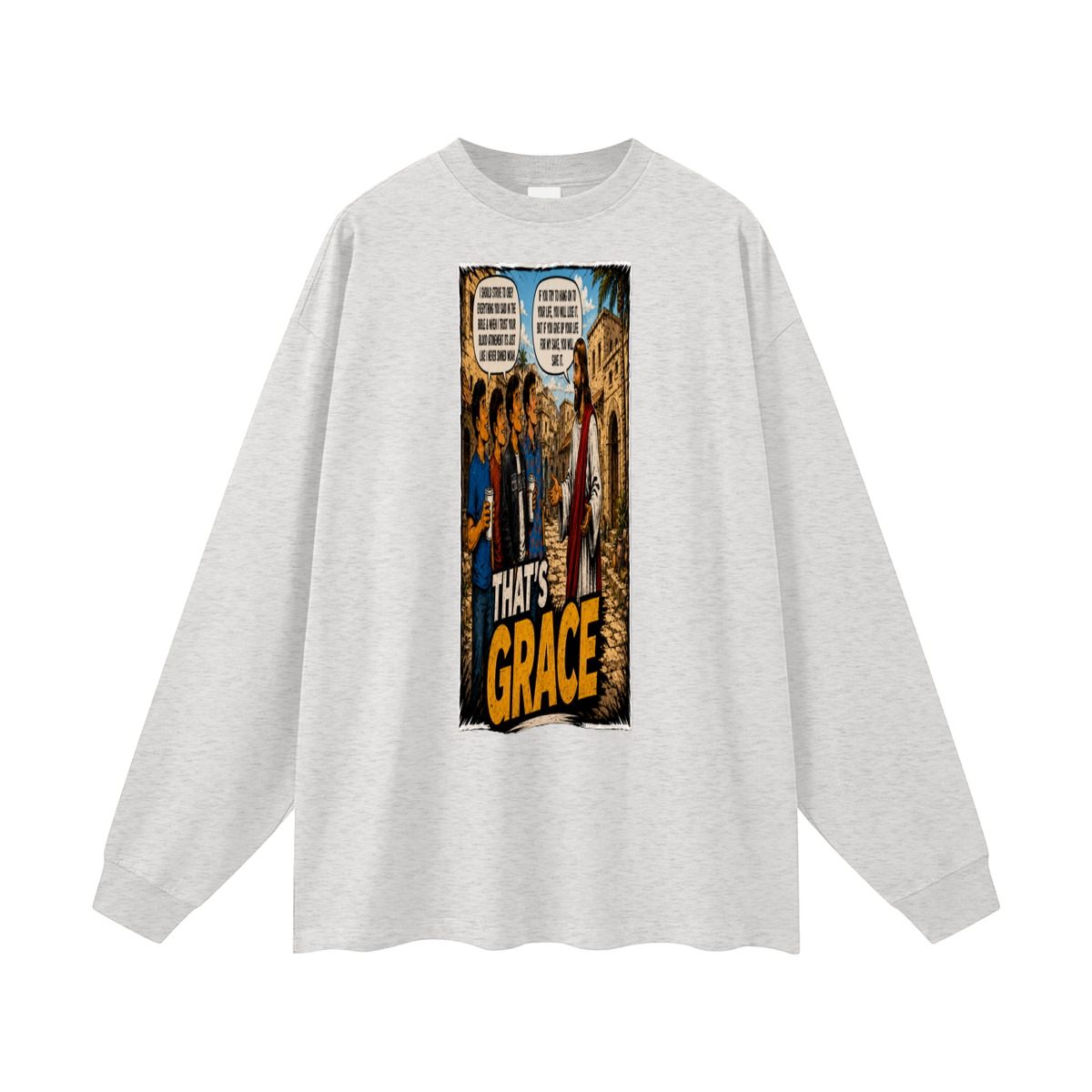 Matthew 16:25 NLT Long Sleeve T-Shirt