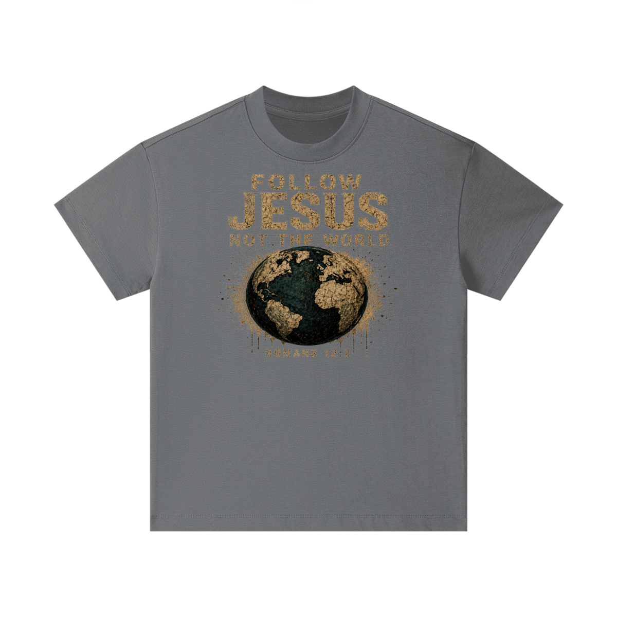 FOLLOW JESUS NOT THE WORLD ROMANS 12:2 Kids T-Shirt