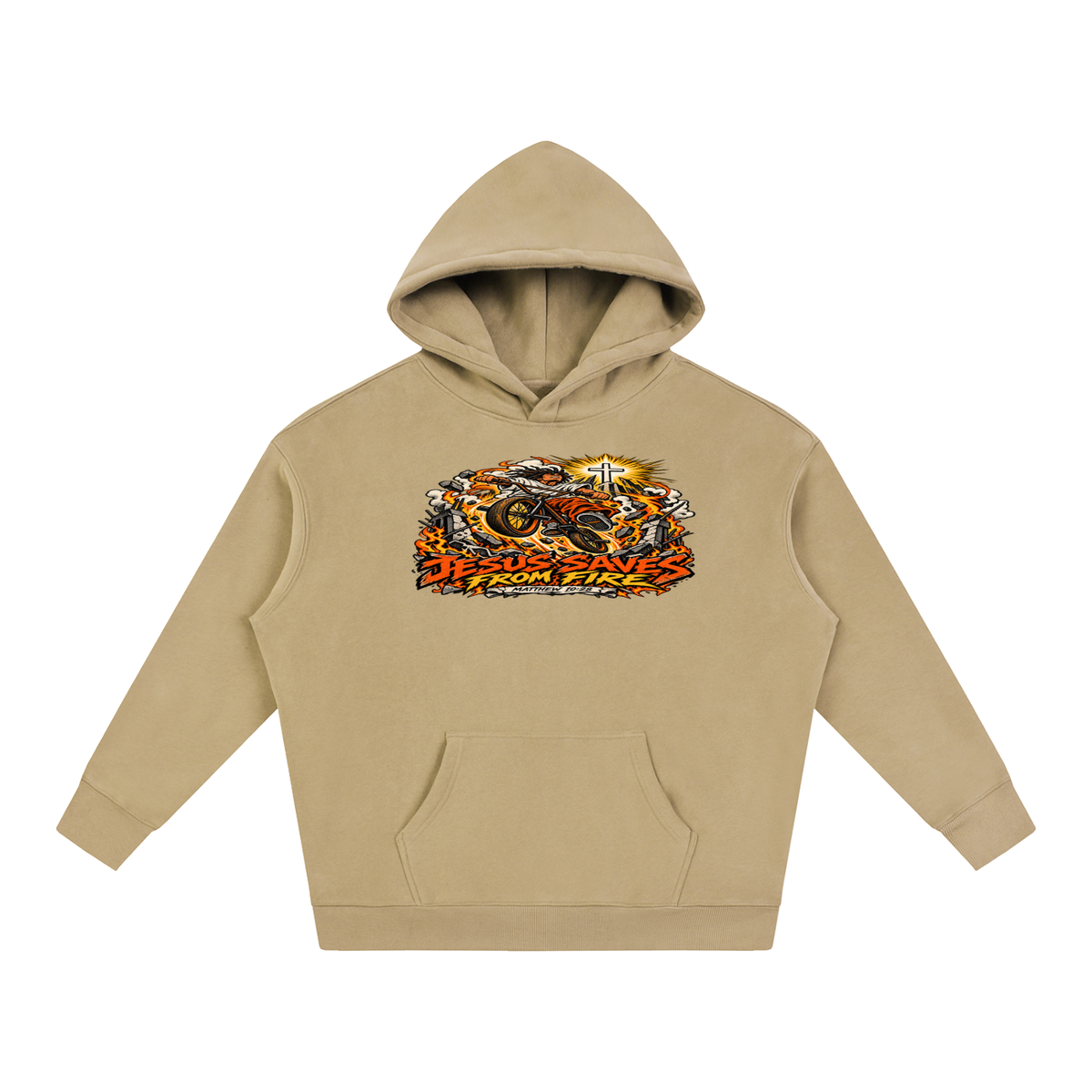 JESUS SAVES FROM FIRE Hoodie