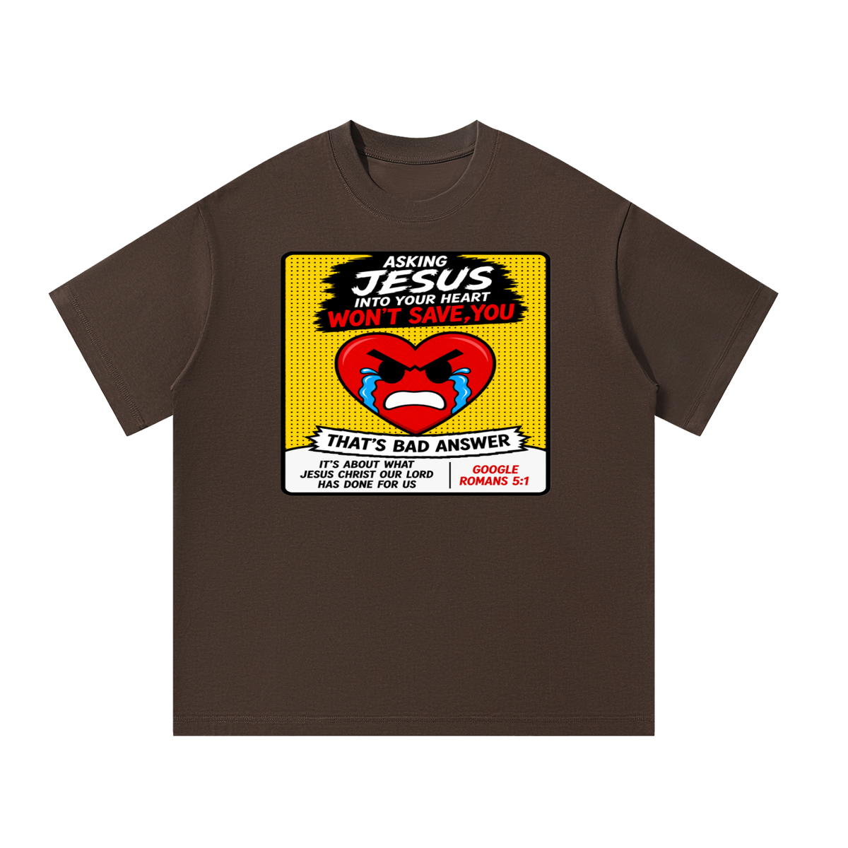 Asking Jesus into your heart won't save you T-Shirt
