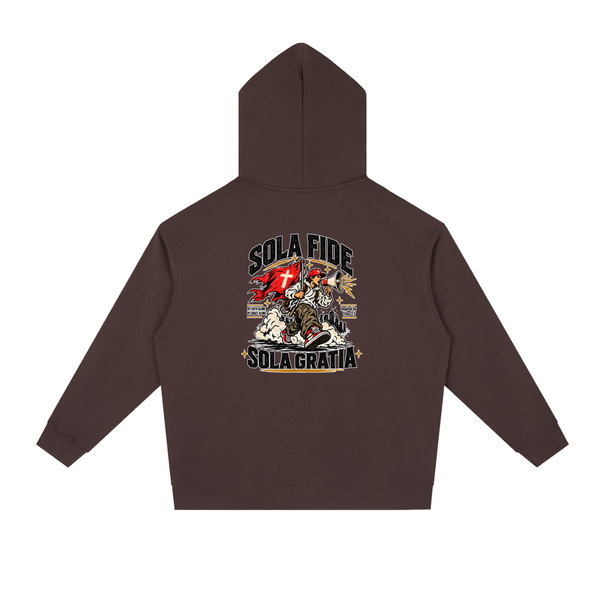 "Sola Fide / Sola Gratia" – Latin for "Faith Alone / Grace Alone." Hoodie
