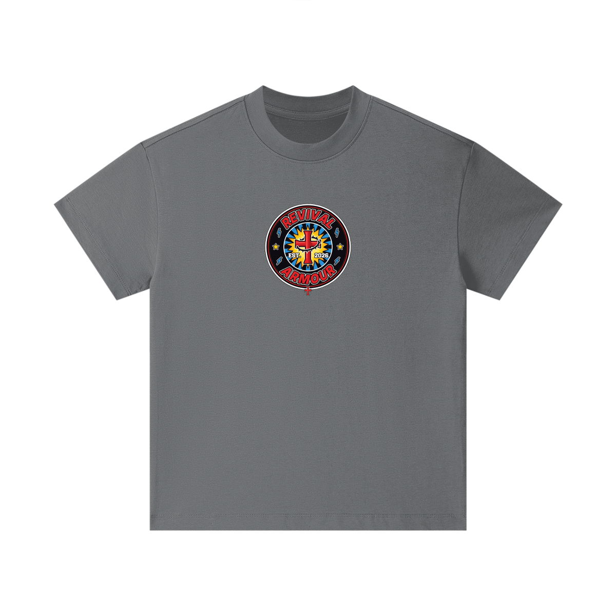 REVIVAL EST. 2026 ARMOUR JESUS DIED FOR OUR SINS Kids T-Shirt