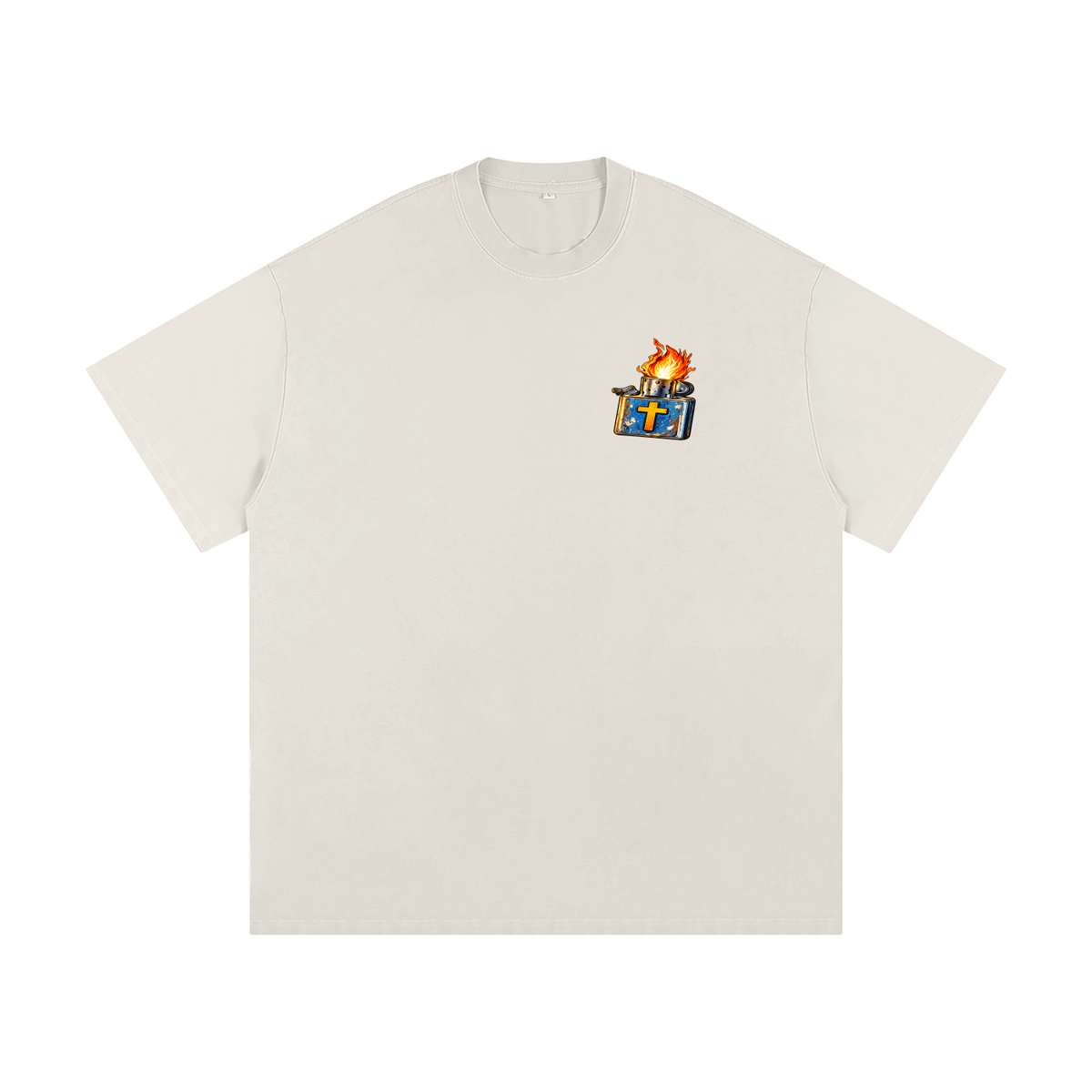 JESUS SAVES FROM IRE THAT GOES OUT AND DOGS DON'T GO TO THE NEW JERUSALEM ACCORDING TO REVELATION 22:15 T-Shirt