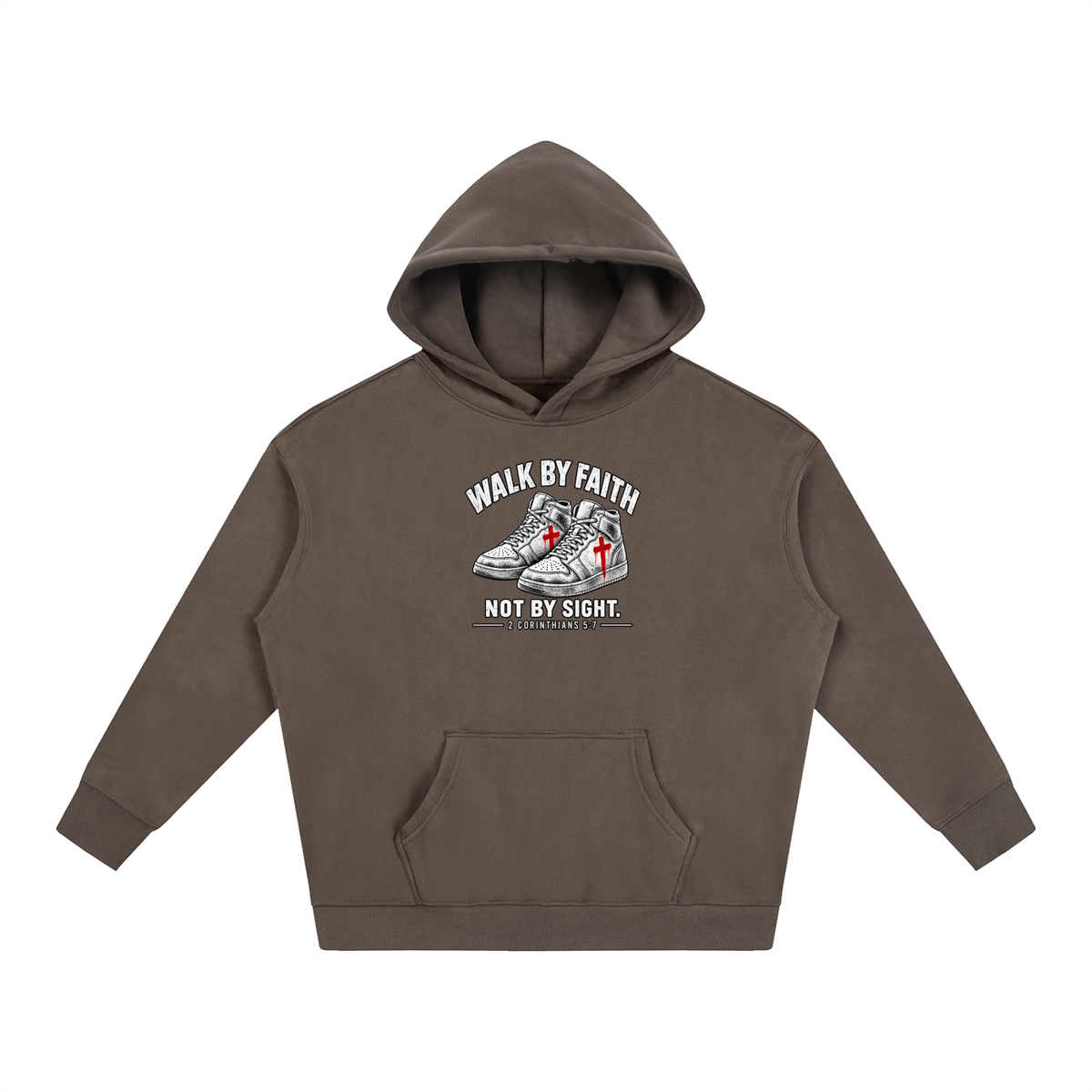Walk by faith not by sight. Hoodie