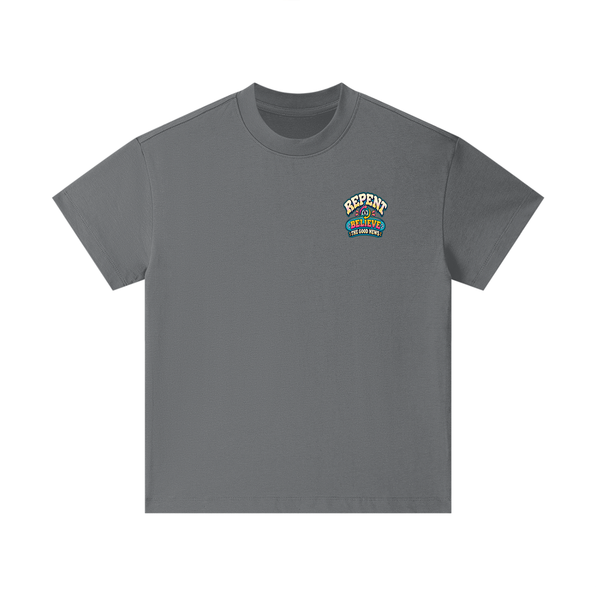 DON'T PANIC HISPANIC JESUS DIED FOR OUR SINS . 1 CORTHIANS 15:1-4 Kids T-Shirt