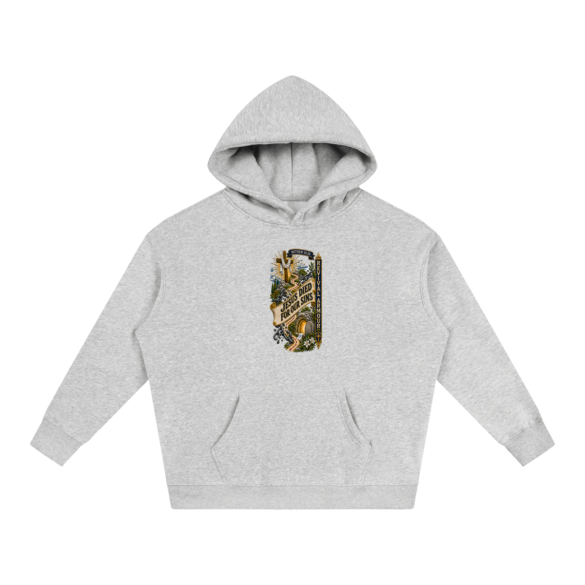 MATTHEW 20:28 Jesus died for our sins REVIVAL ARMOUR Hoodie