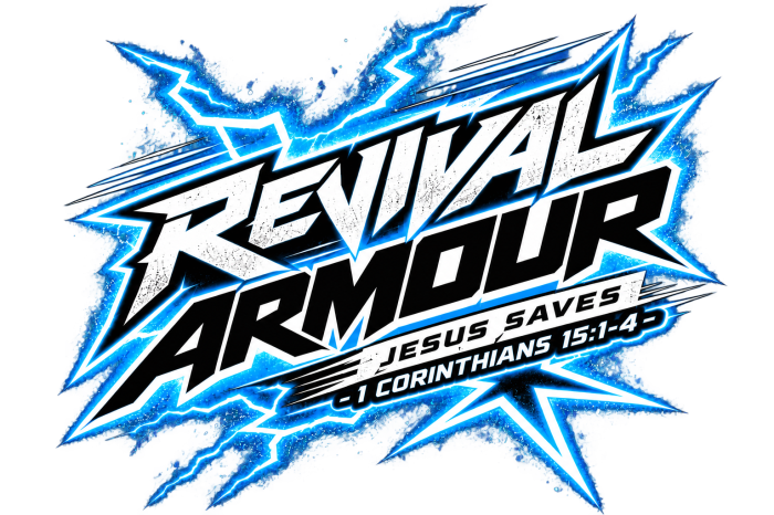 REVIVAL ARMOUR JESUS SAVES -1 CORINTHIANS 15:1-4- Sweatpants