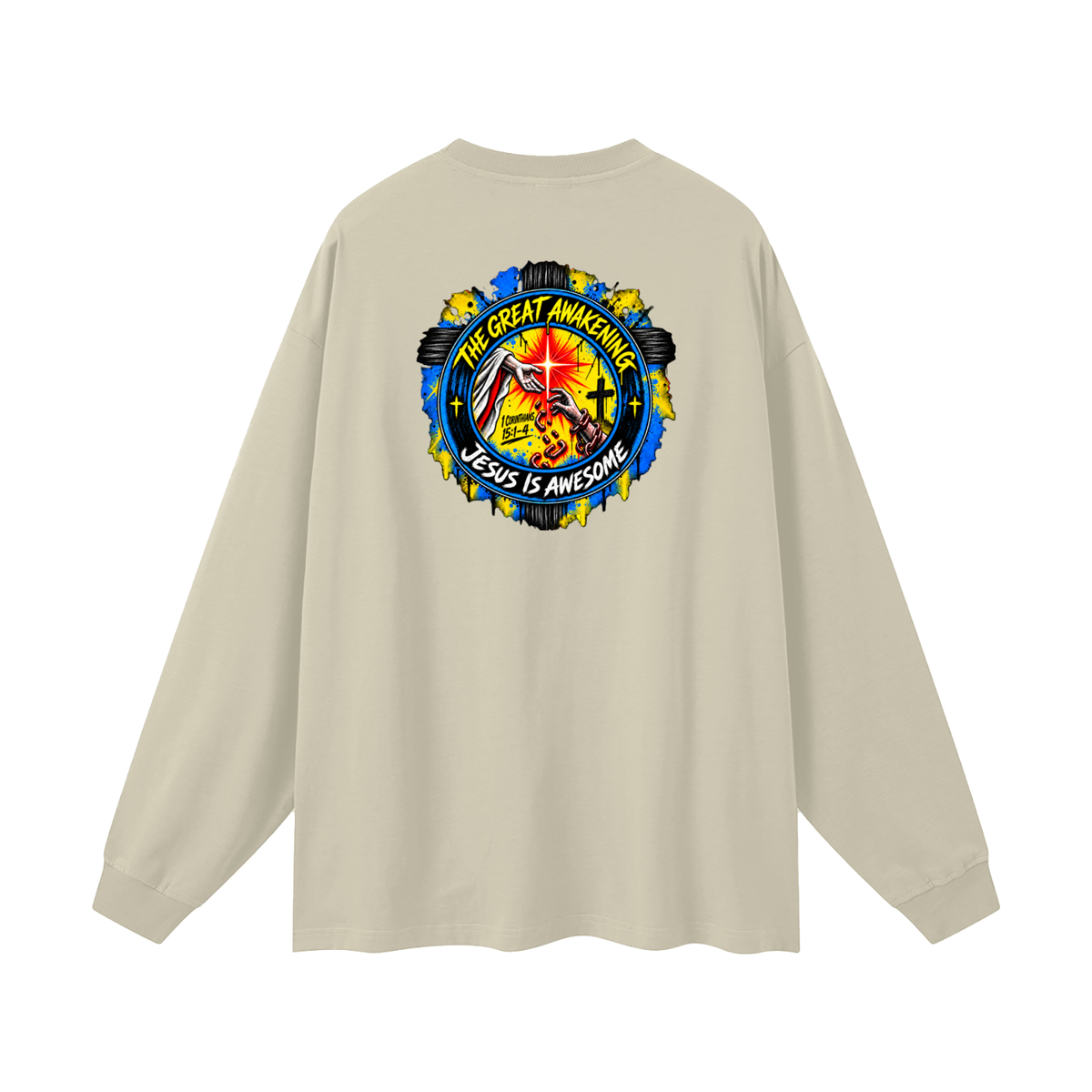 THE GREAT AWAKENING JESUS IS AWESOME Long Sleeve T-Shirt