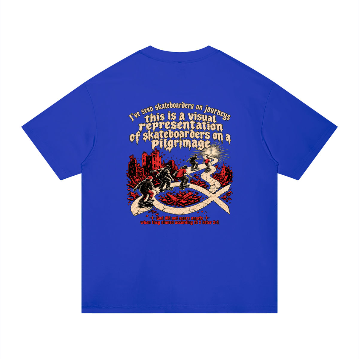 skateboarders on a pilgrimage T-Shirt