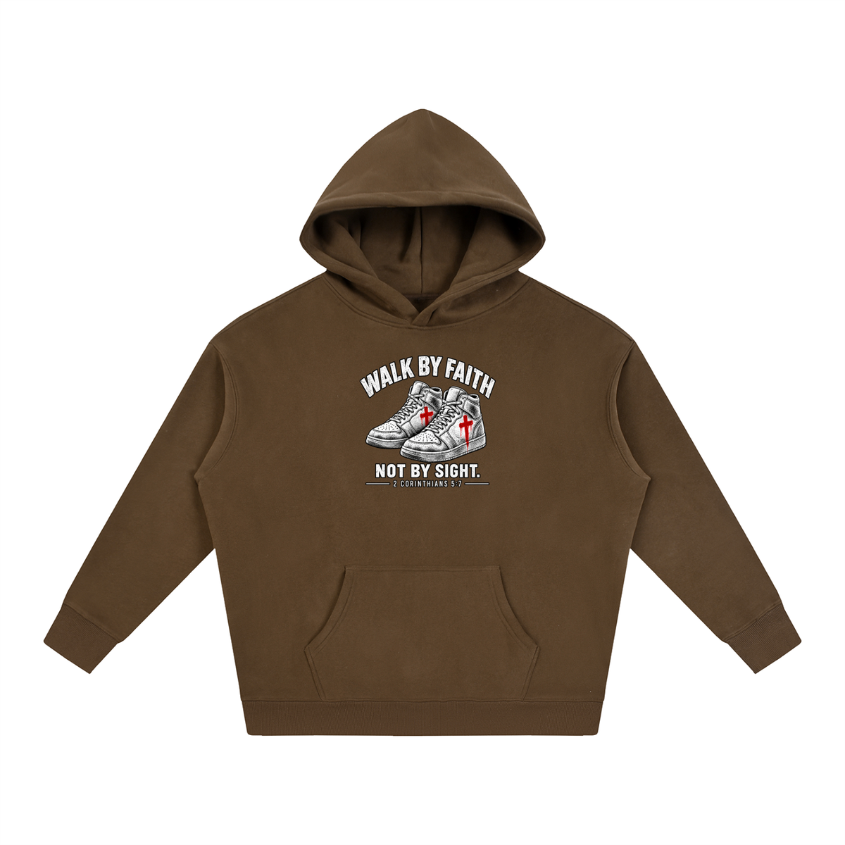Walk by faith not by sight. Hoodie