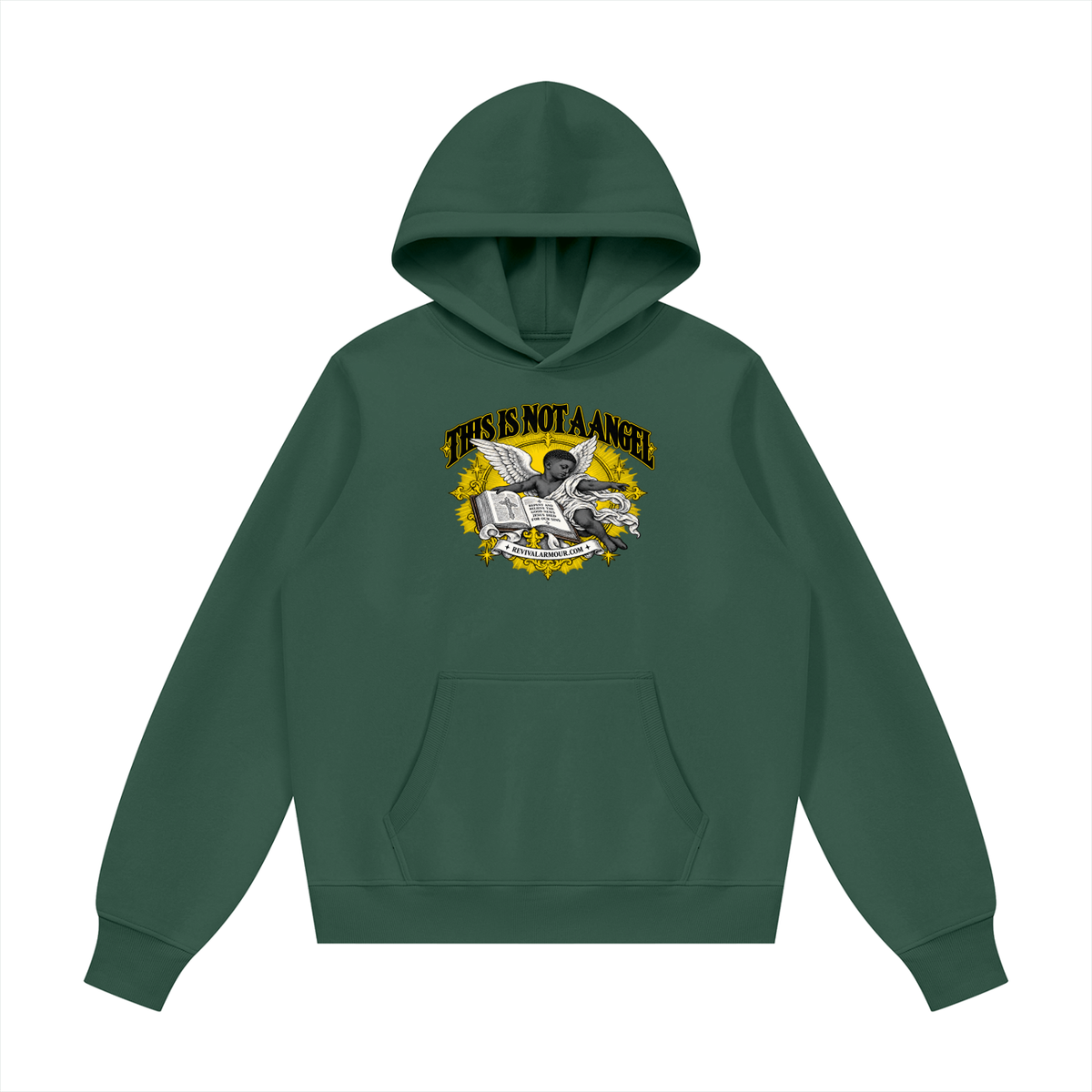THIS IS NOT A ANGEL REPENT AND BELIEVE THE GOOD NEWS JESUS DIED FOR OUR SIN REVIVALARMOUR.COM Hoodie
