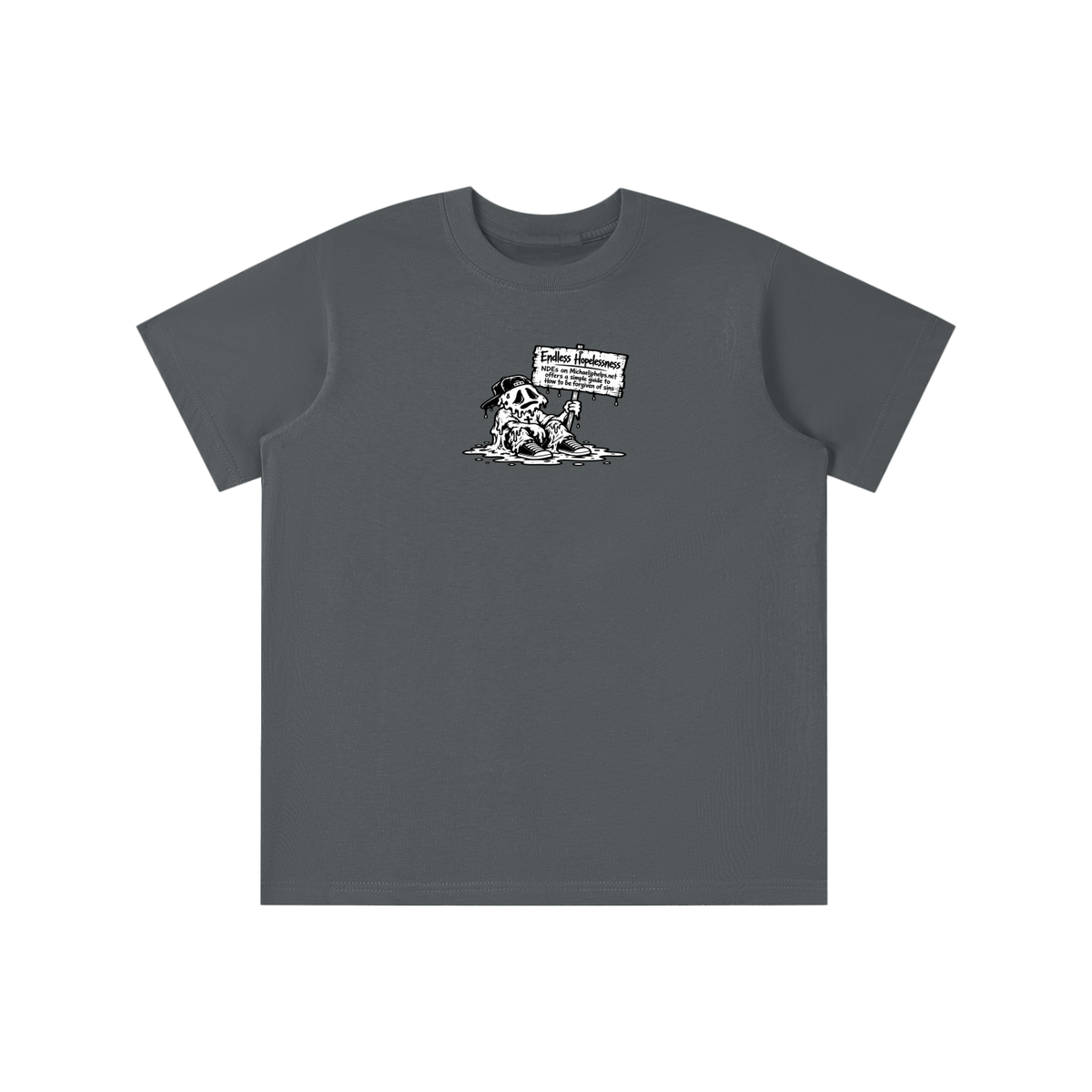 ENDLESS HOPELESSNESS NDEs on michaeljphelps.net offers a simple guide to How to be forgiven of sins youth T-shirt