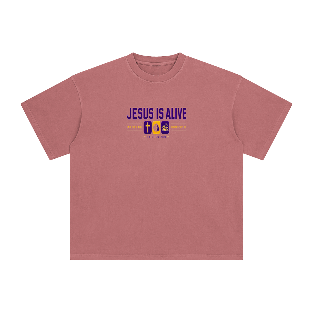 JESUS IS ALIVE CAST OUT DEMONS ON MICHAELJPHELPS.NET T-Shirt