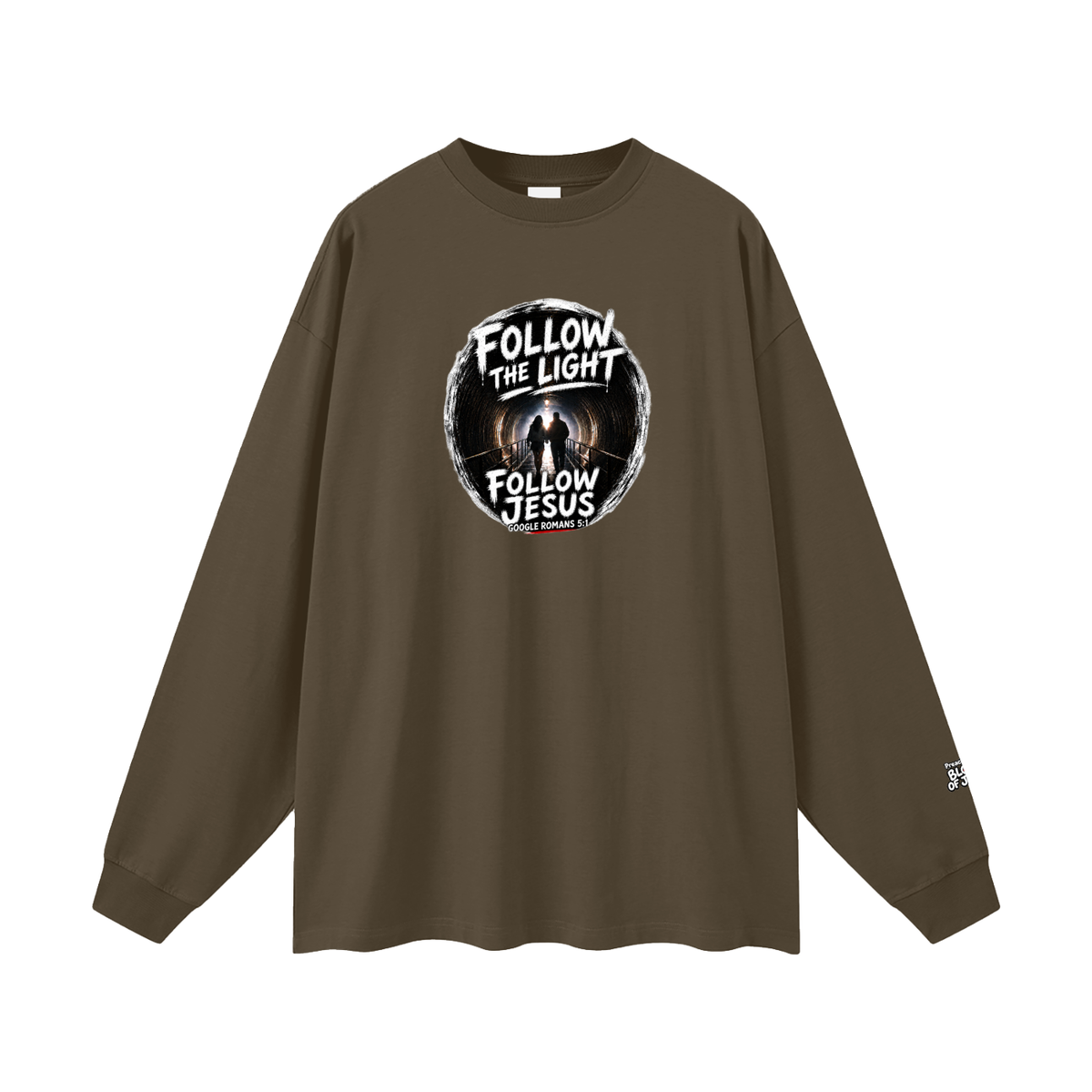 Follow the Light Follow Jesus Long Sleeve T-Shirt