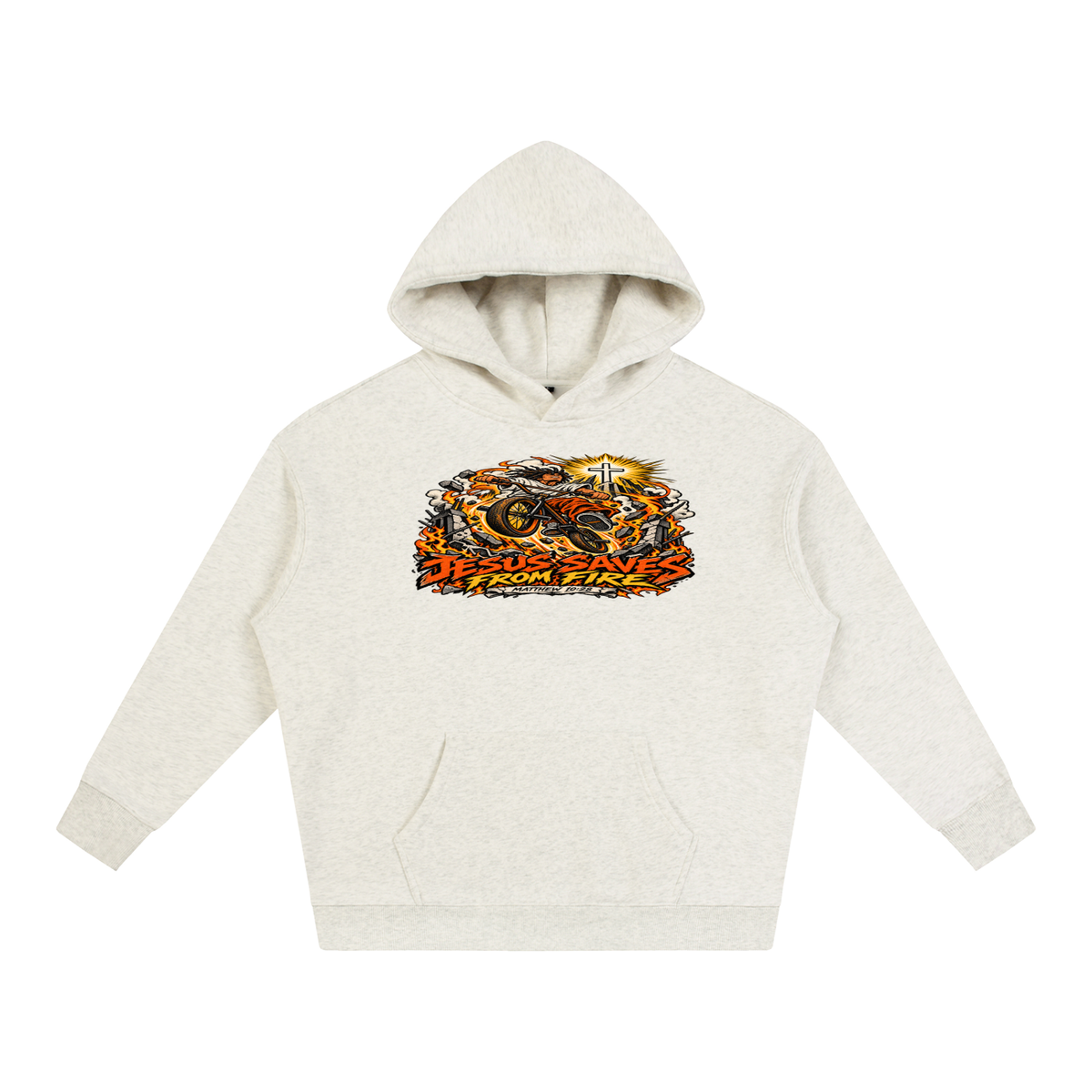 JESUS SAVES FROM FIRE Hoodie
