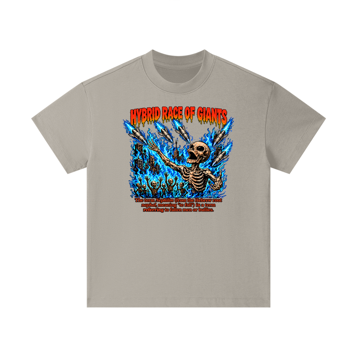 HYBRID RACE OF GIANTS the term nephilim (from the hebrew root naphal, meaning 'to fall') is a term referring to fallen men or bullies. Kids T-Shirt