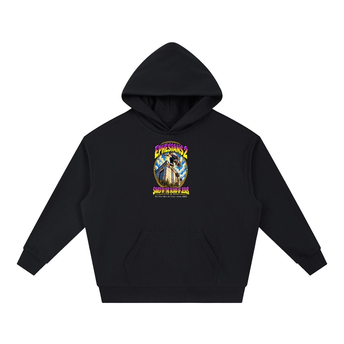 EPHESIANS 2 SAVED BY THE BLOOD OF JESUS BUILT INTO A TEMPLE. (EPH. 2:13-22) Hoodie