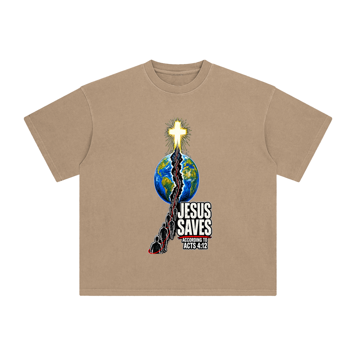 JESUS SAVES ACCORDING TO ACTS 4:12 T-Shirt