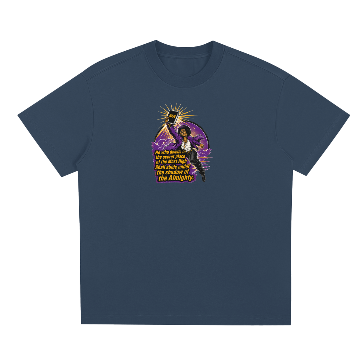 NKJV Psalms 91:1 T-Shirt