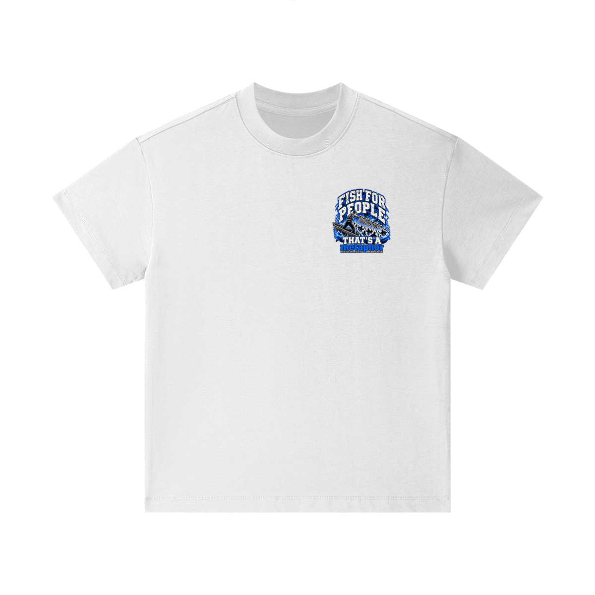 FISH FOR PEOPLE THAT'S A metaphor AND YOU COULD LEARN HOW TO CAST OUT DEMONS ON MICHAELJPHELPS.COM Kids T-Shirt