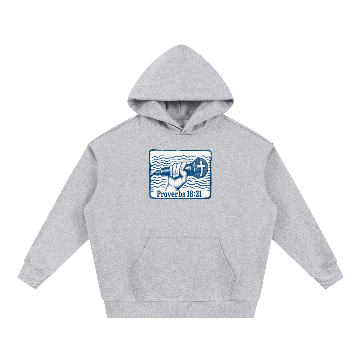 Proverbs 18:21 mic Hoodie