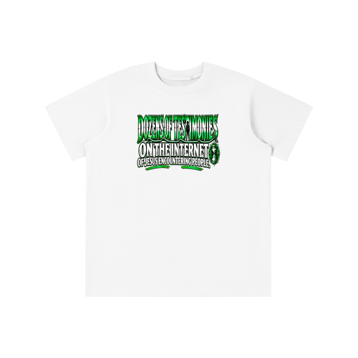DOZENS OF TESTIMONIES ON THE INTERNET OF JESUS ENCOUNTERING PEOPLE. youth T-shirt