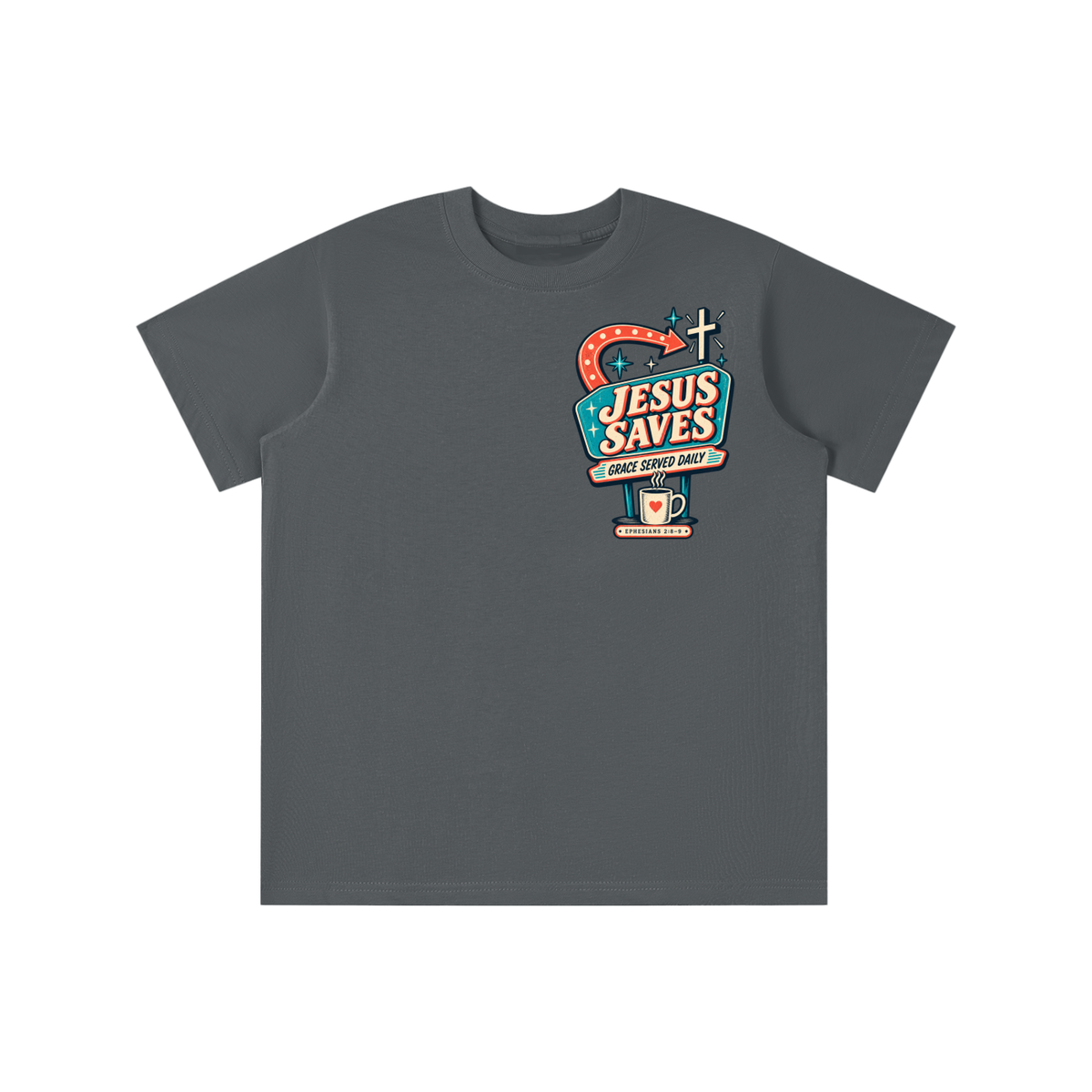Jesus saves youth T-shirt