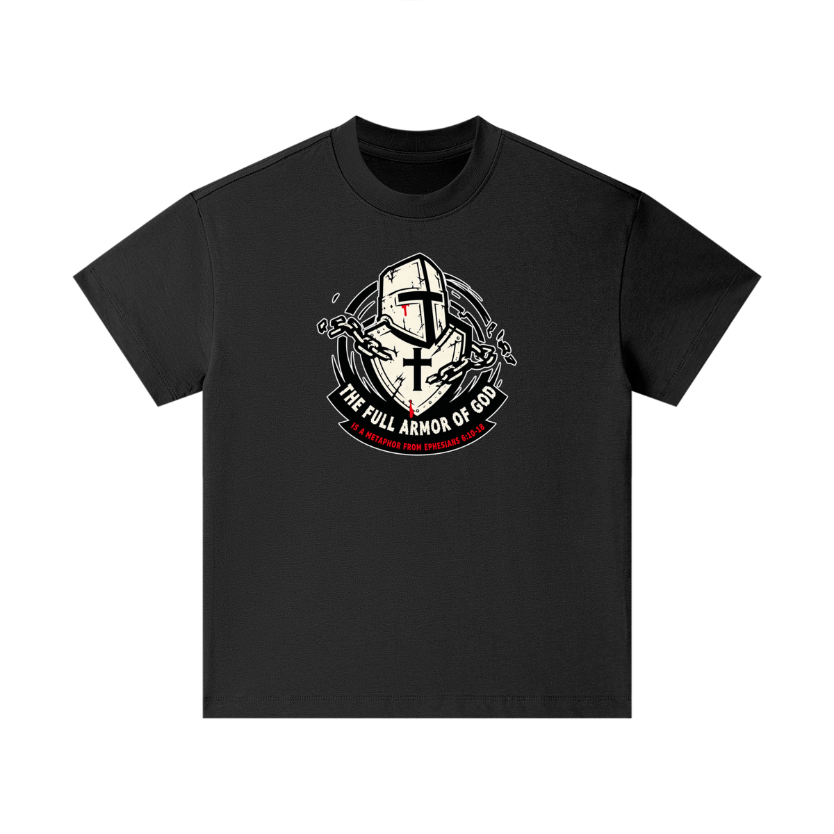 THE FULL ARMOR OF GOD IS A METAPHOR FROM EPHESIANS 6:10-18 Kids T-Shirt