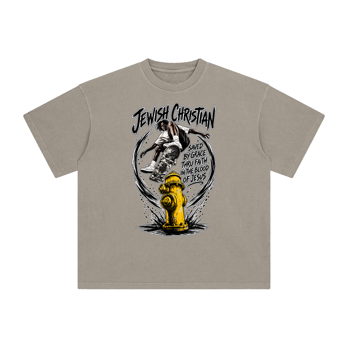 JEWISH CHRISTIAN SAVED BY GRACE THRU FAITH IN THE BLOOD OF JESUS T-Shirt