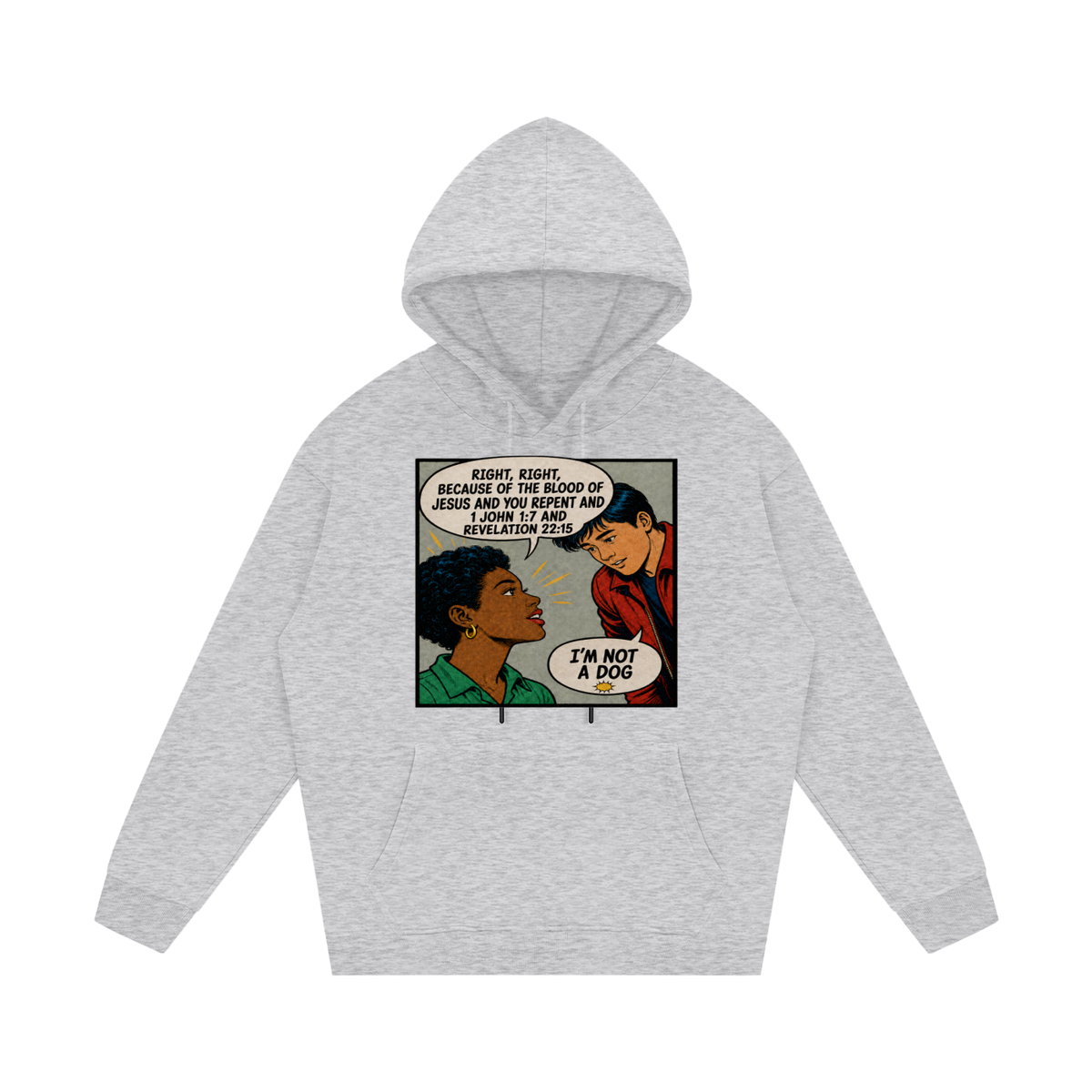 I'm not a dog Hoodie