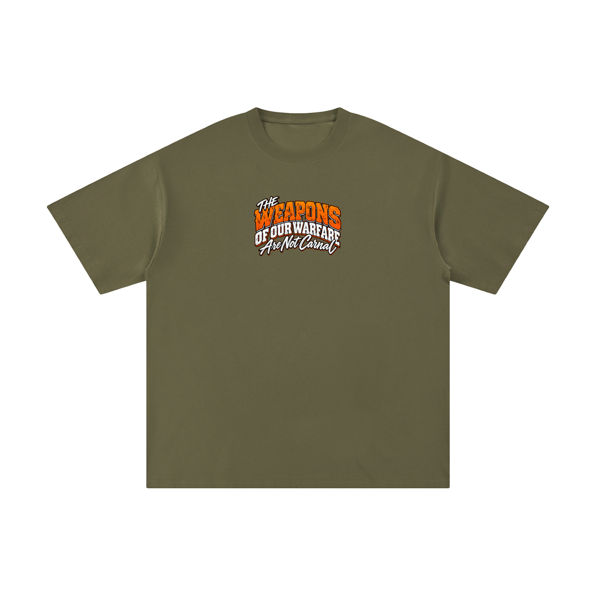 THE WEAPONS OF OUR WARFARE ARE NOT CARNAL HE IS COMMANDING EVIL SPIRITS TO LEAVE IN THE NAME OF JESUS - LUKE 10:19 - T-Shirt