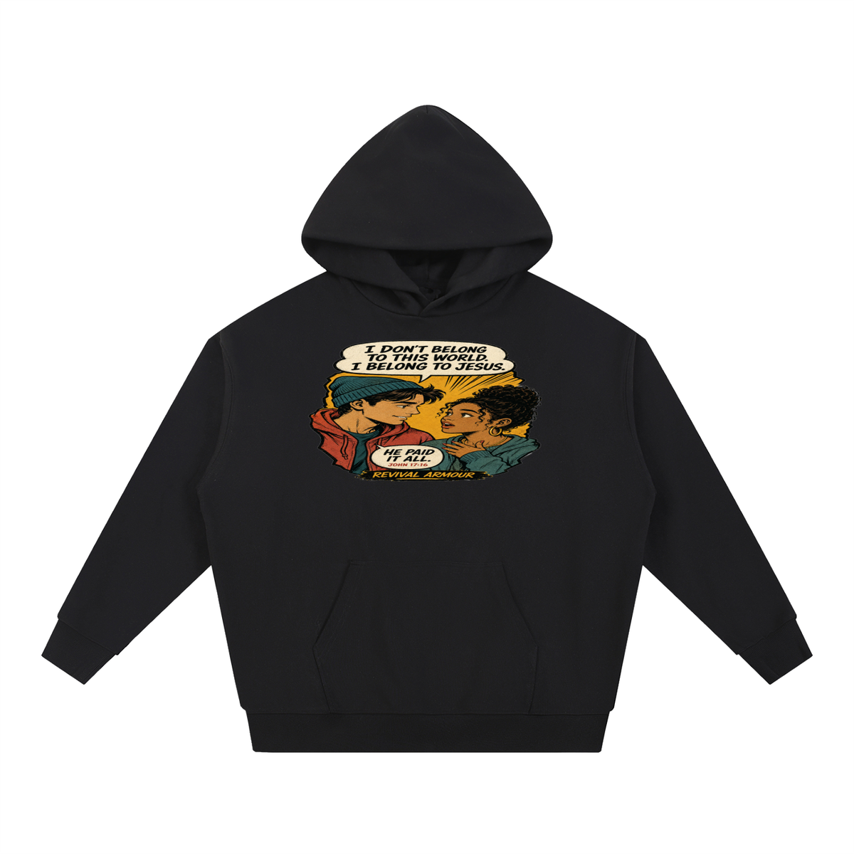 John 17:16 inspired Hoodie