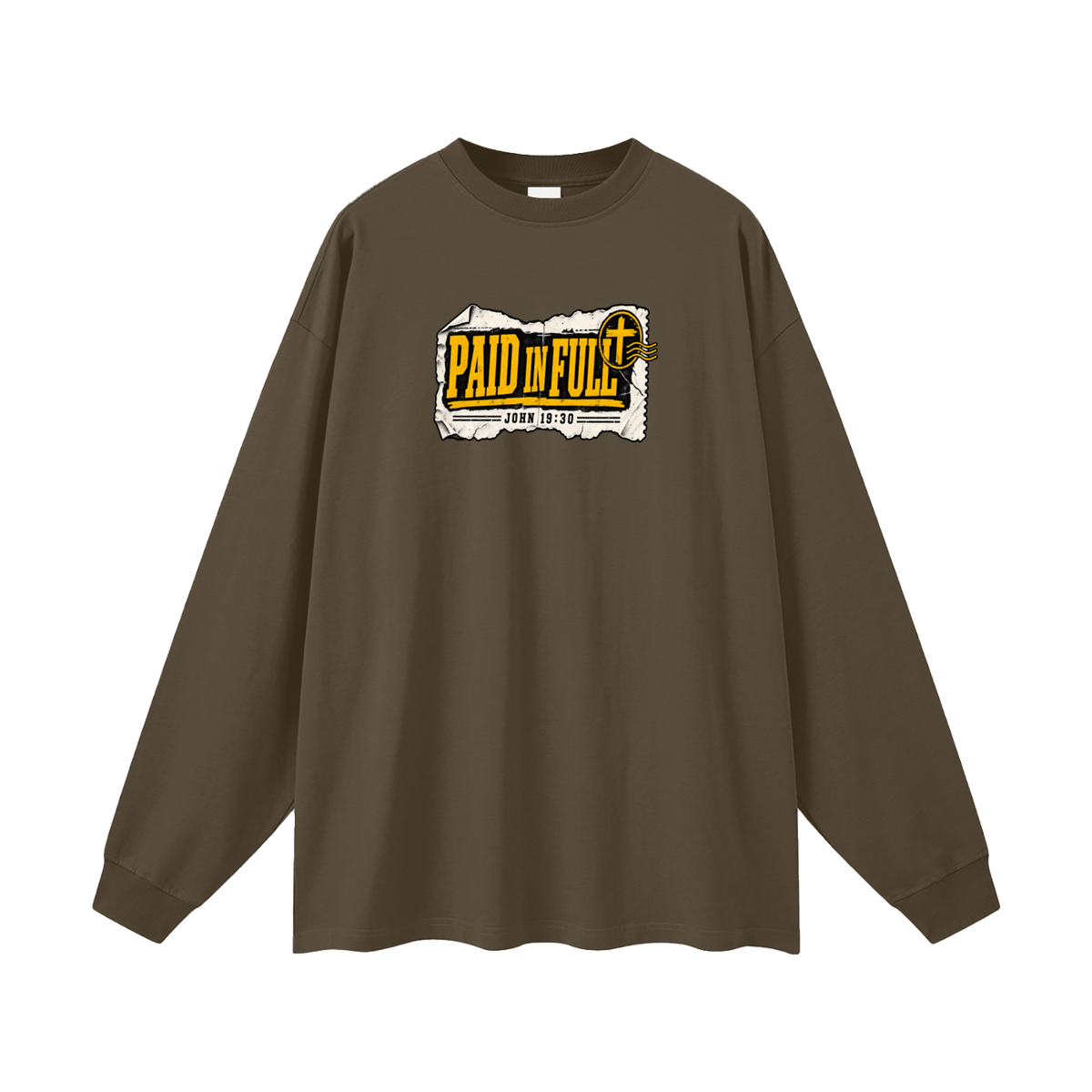 PAID IN FULL - JOHN 19:30 - Long Sleeve T-Shirt
