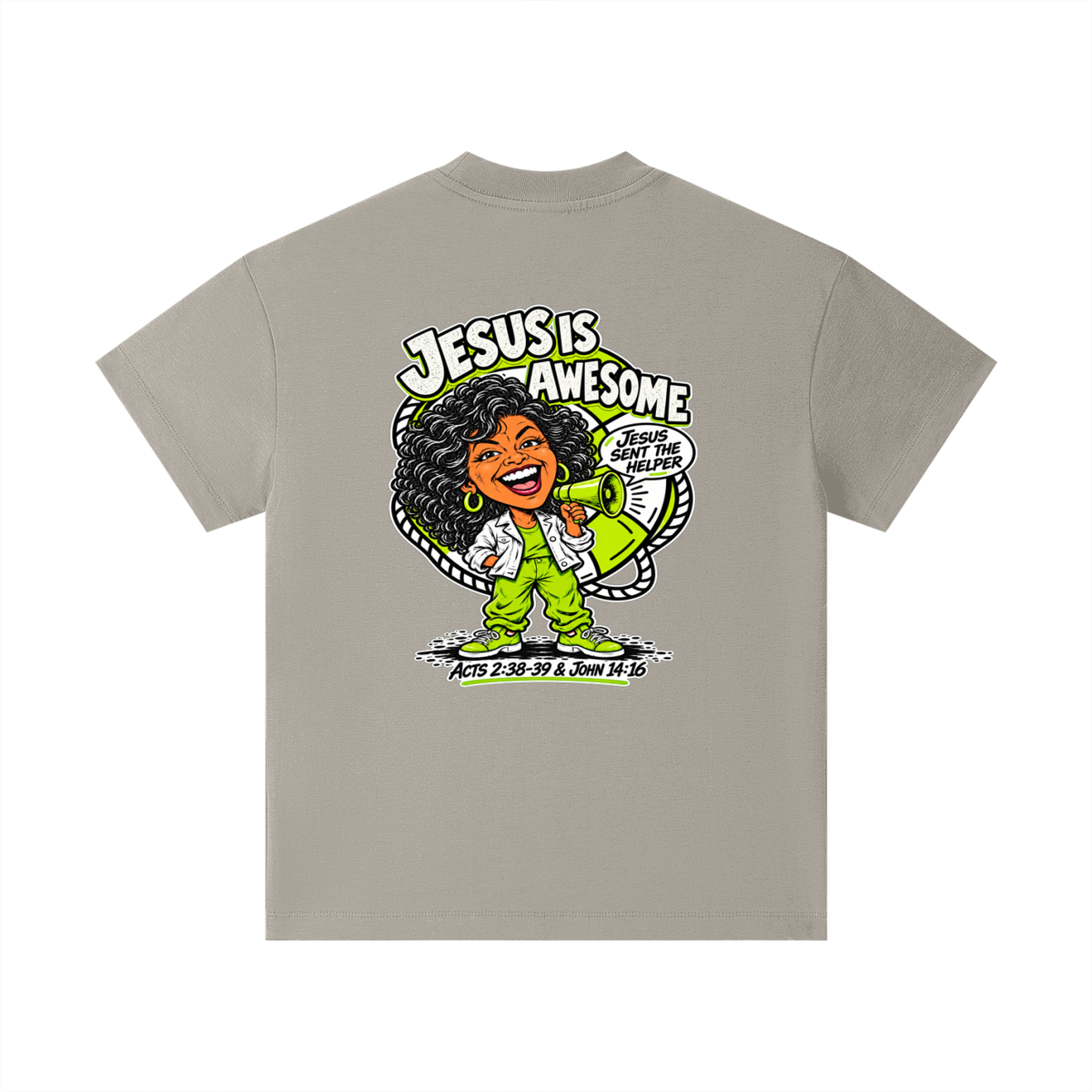 JESUS IS AWESOME JESUS SENT THE HELPER  Kids T-Shirt