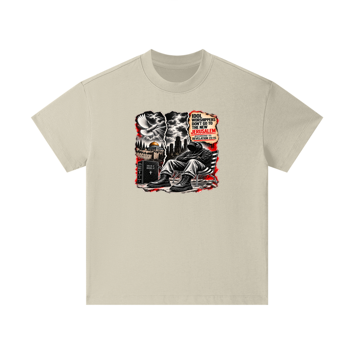 IDOL WORSHIPPERS DON'T GO TO NEW JERUSALEM ACCORDING TO REVELATION 22:15 Kids T-Shirt
