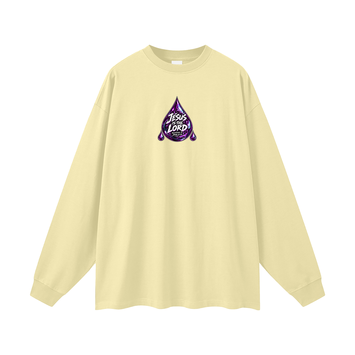 JESUS IS LORD ACCORDING TO JOHN 10:30 THIS HOUSE WiLL SERVE THE LORD THE PERSON WILL "THE HOUSE" WILL SERVE THE LORD NOT THE "BUILDING" Long Sleeve T-Shirt